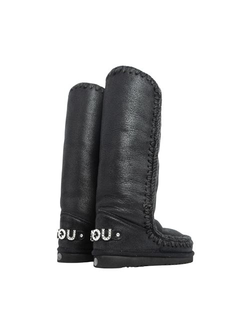 MOU ESKIMO 40 RHINESTONES LOGO MOU | FW101052BCBKG BLACK/GREY